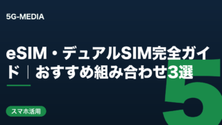 eSIM・デュアルSIM完全ガイド